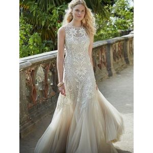 Rare BHLDN Needle & Thread Wesley Gown NWOT